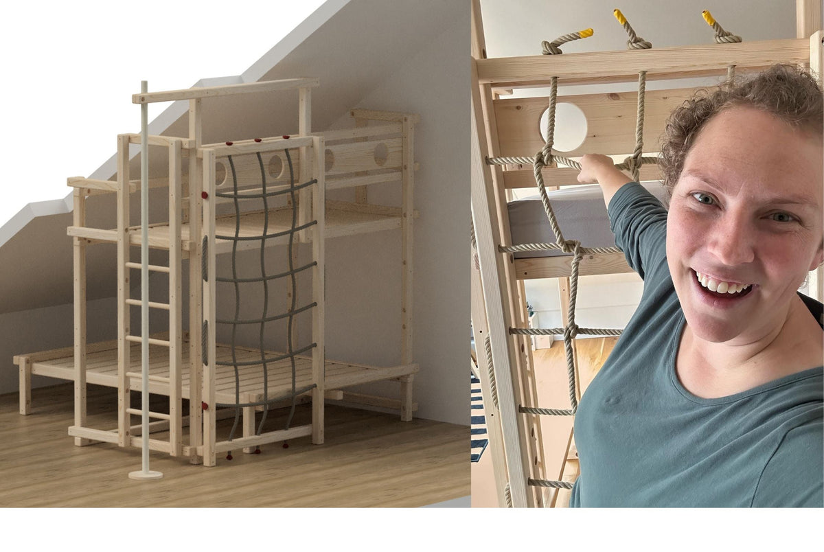 Ein Hochbetten Erfahrungs­bericht: aus der Sicht der Kinder­physio­therapeutin Maike