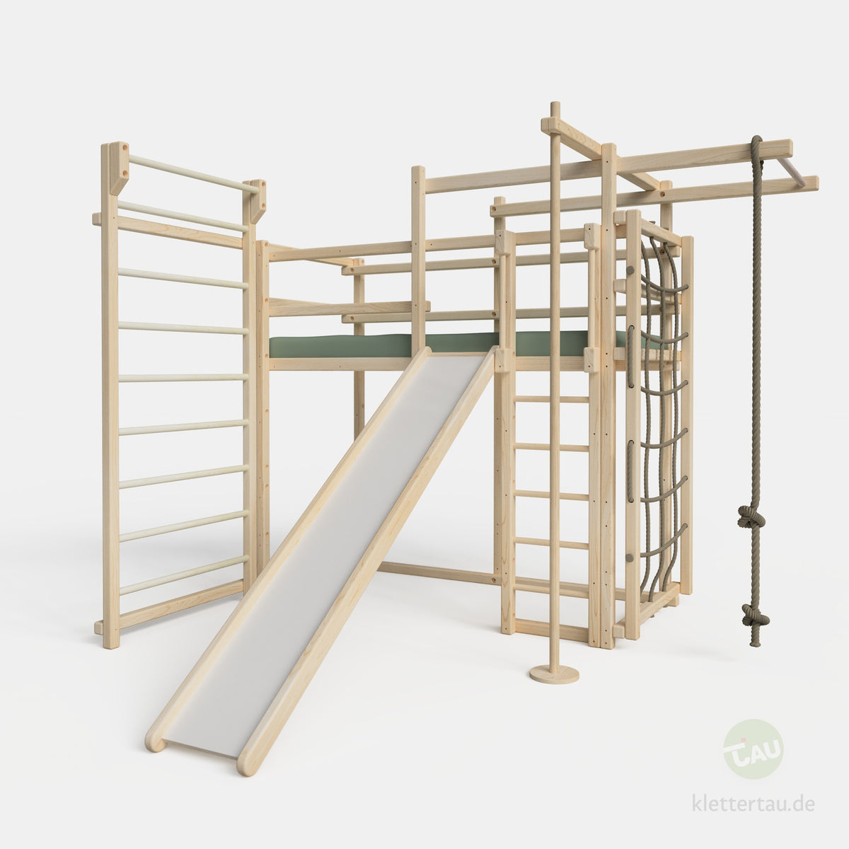 TAU Klettermax mit Rutsche von TAU Abenteuerbetten
