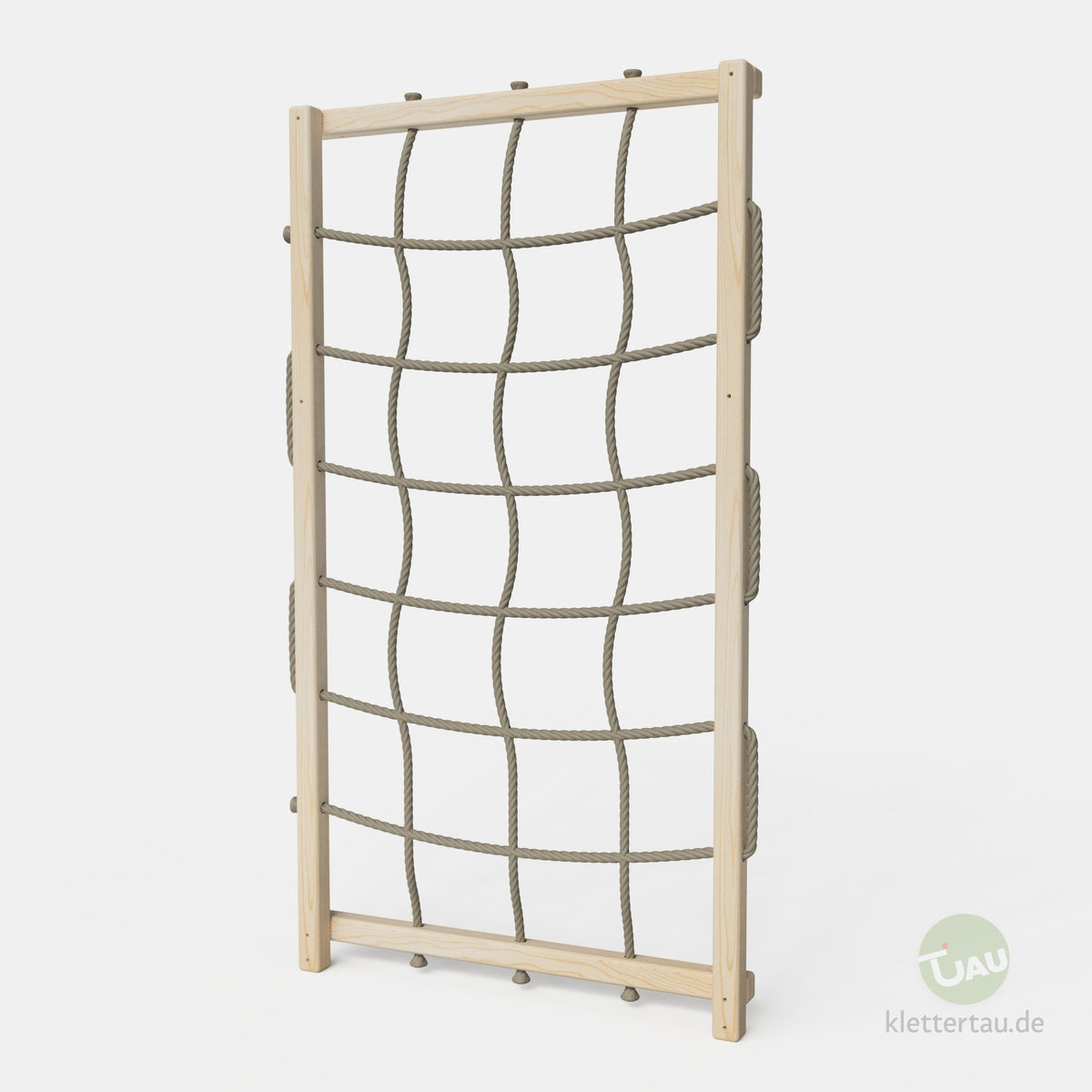 TAU Klettermax – Kletternetz am Hochbett mit Wimpelkette, Kissen und Dino-Poster | TAU